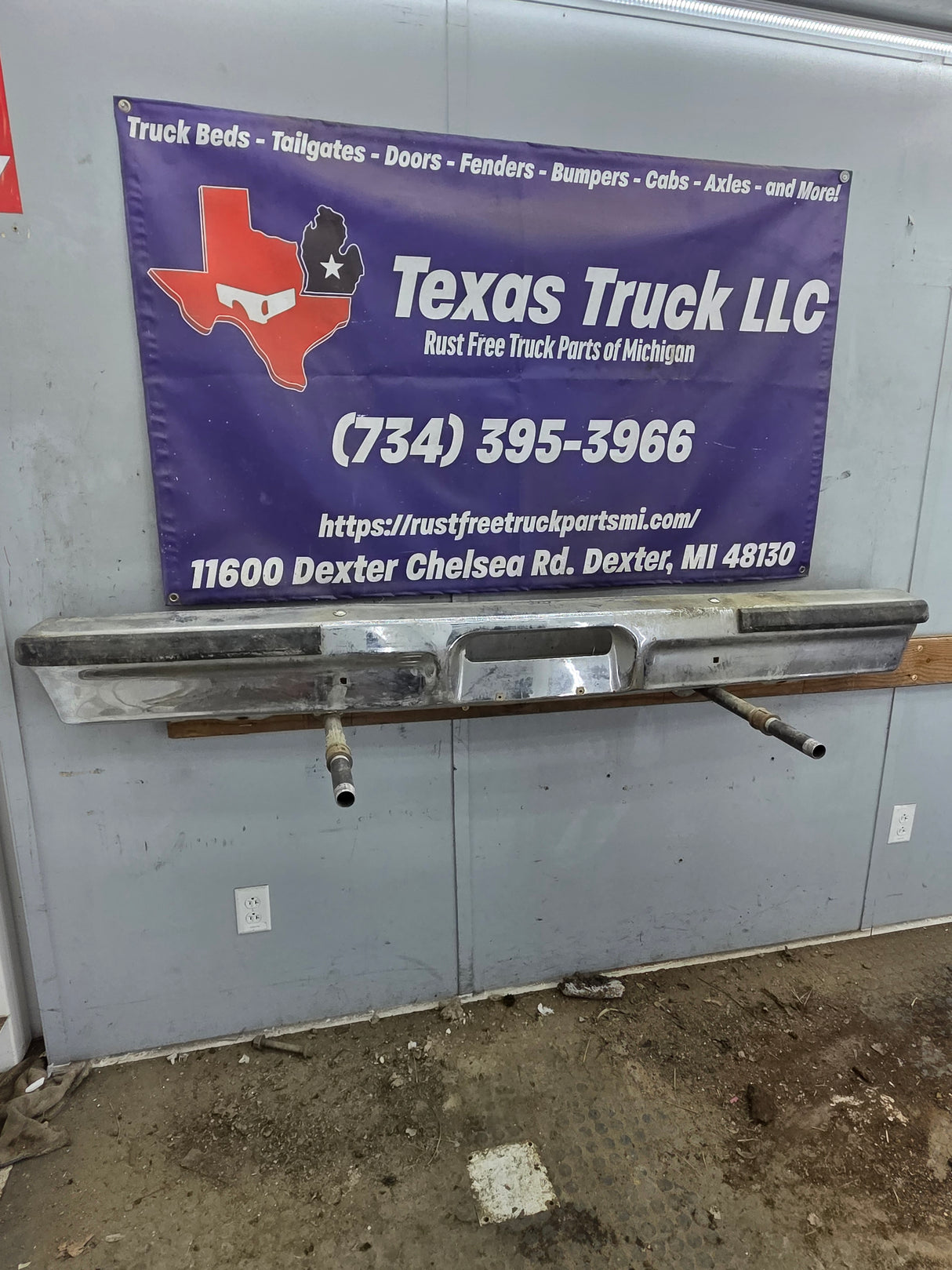 1978-1979 Ford Bronco Chrome Front Bumper