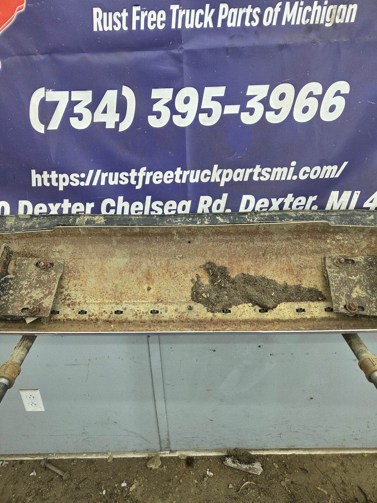 1987-1991 Ford F-150 F-250 F-350 F-450 F-550 Front Bumper Chrome