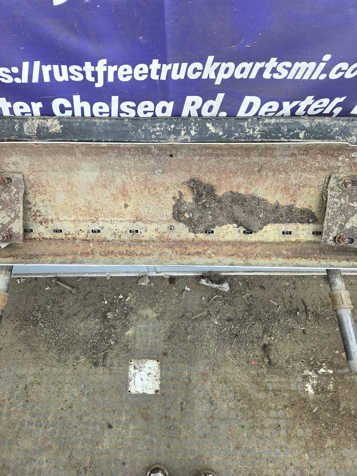 1987-1991 Ford F-150 F-250 F-350 F-450 F-550 Front Bumper Chrome