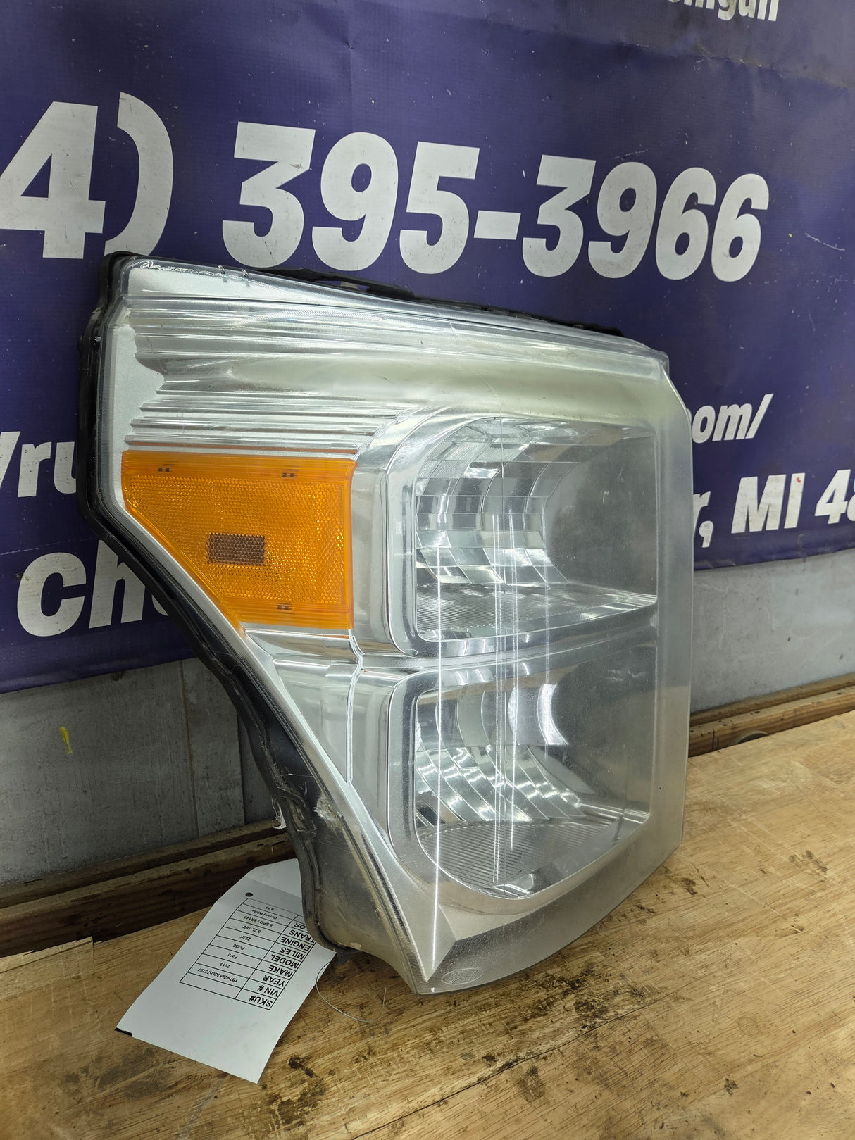 2011-2016 Ford Super Duty F250 F350 F450 F550 RH Passenger Side Headlight 6.7L Power Stroke 6.2L BC34-13005-A