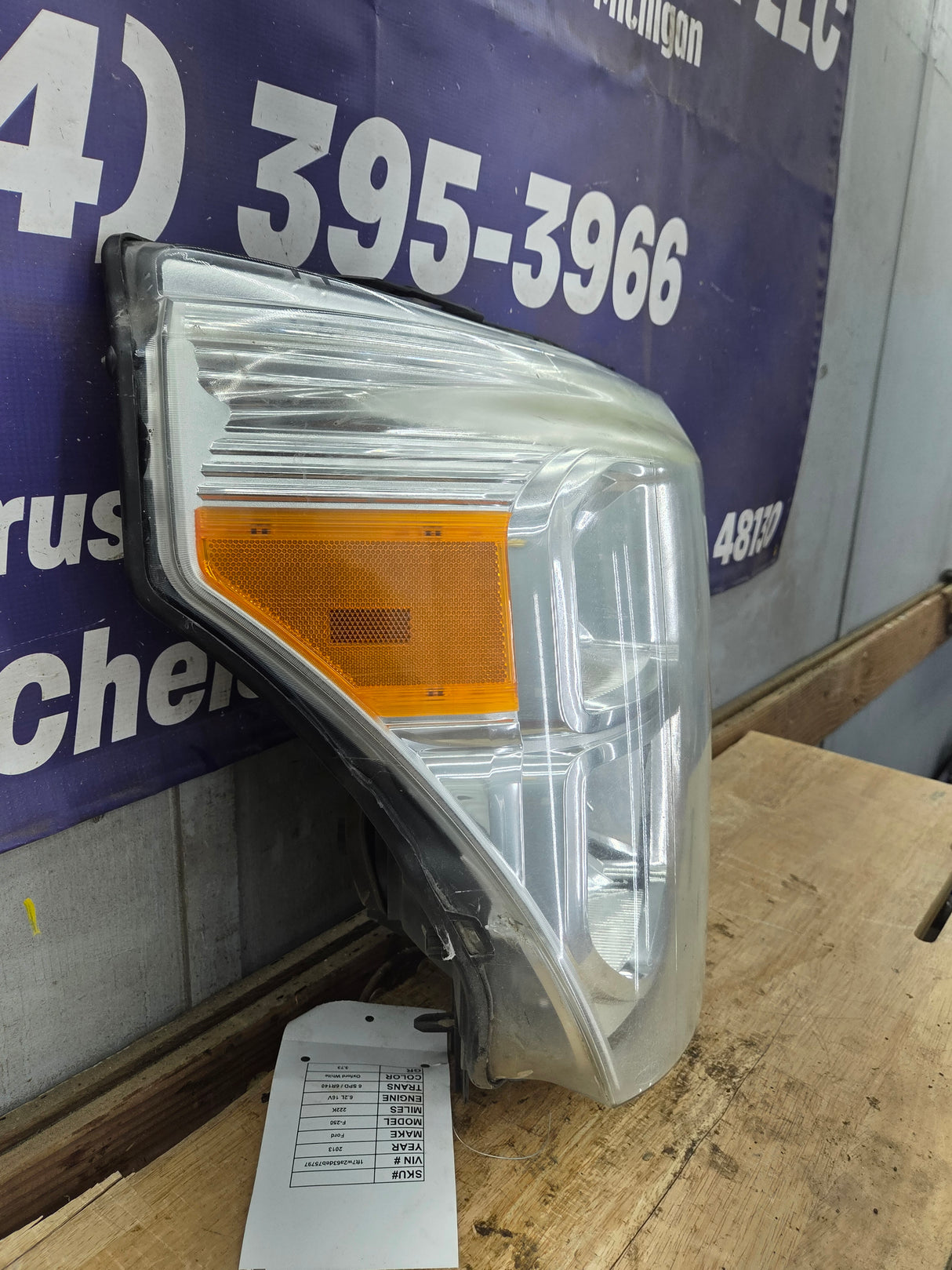 2011-2016 Ford Super Duty F250 F350 F450 F550 RH Passenger Side Headlight 6.7L Power Stroke 6.2L BC34-13005-A