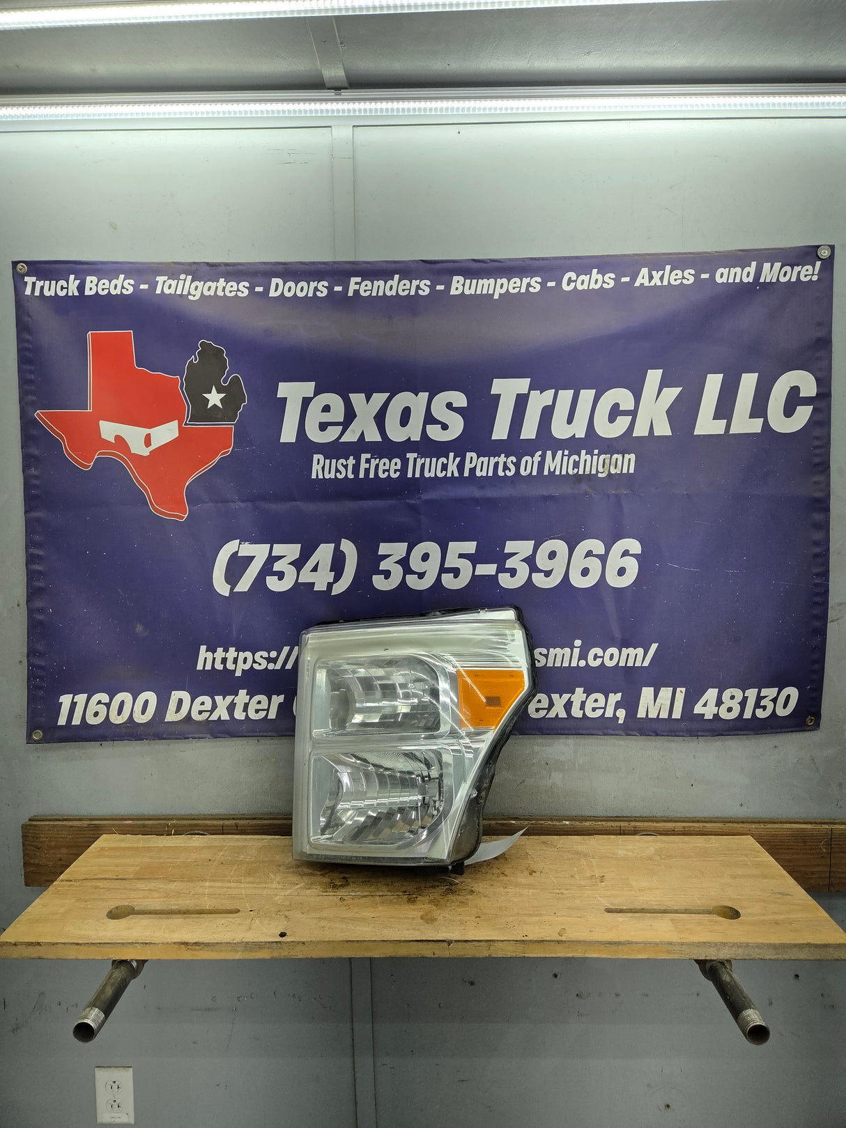 2011-2016 Ford Super Duty F250 F350 F450 F550 LH Driver Side Headlight BC34-13006-A 6.7L Power Stroke 6.2L Gas