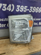2011-2016 Ford Super Duty F250 F350 F450 F550 LH Driver Side Headlight BC34-13006-A 6.7L Power Stroke 6.2L Gas