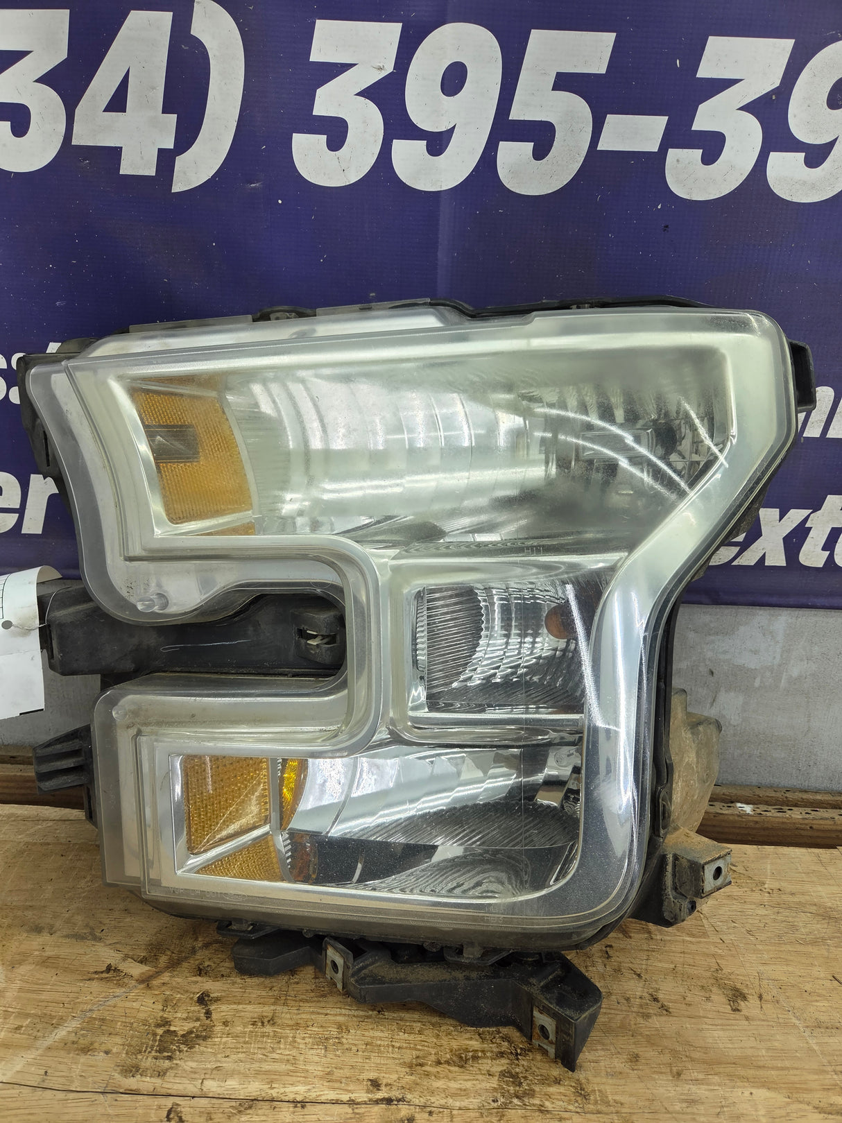 2015-2017 Ford F150 LH Driver Side Headlight Halogen - FL3Z13008B-FPM