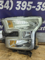 2015-2017 Ford F150 LH Driver Side Headlight Halogen - FL3Z13008B-FPM