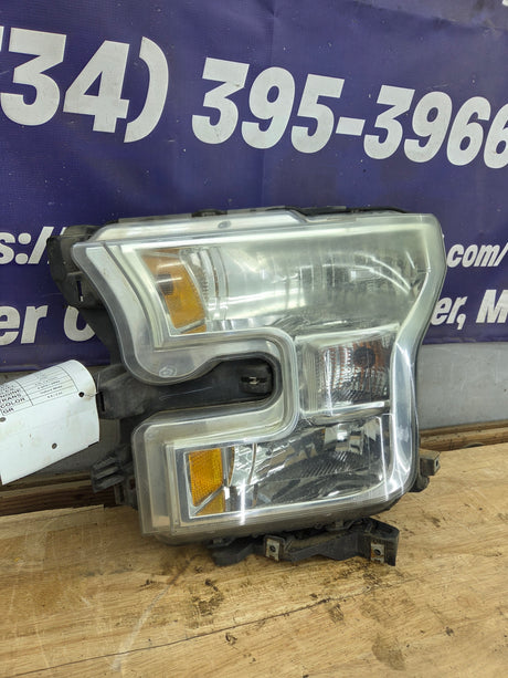 2015-2017 Ford F150 LH Driver Side Headlight Halogen - FL3Z13008B-FPM