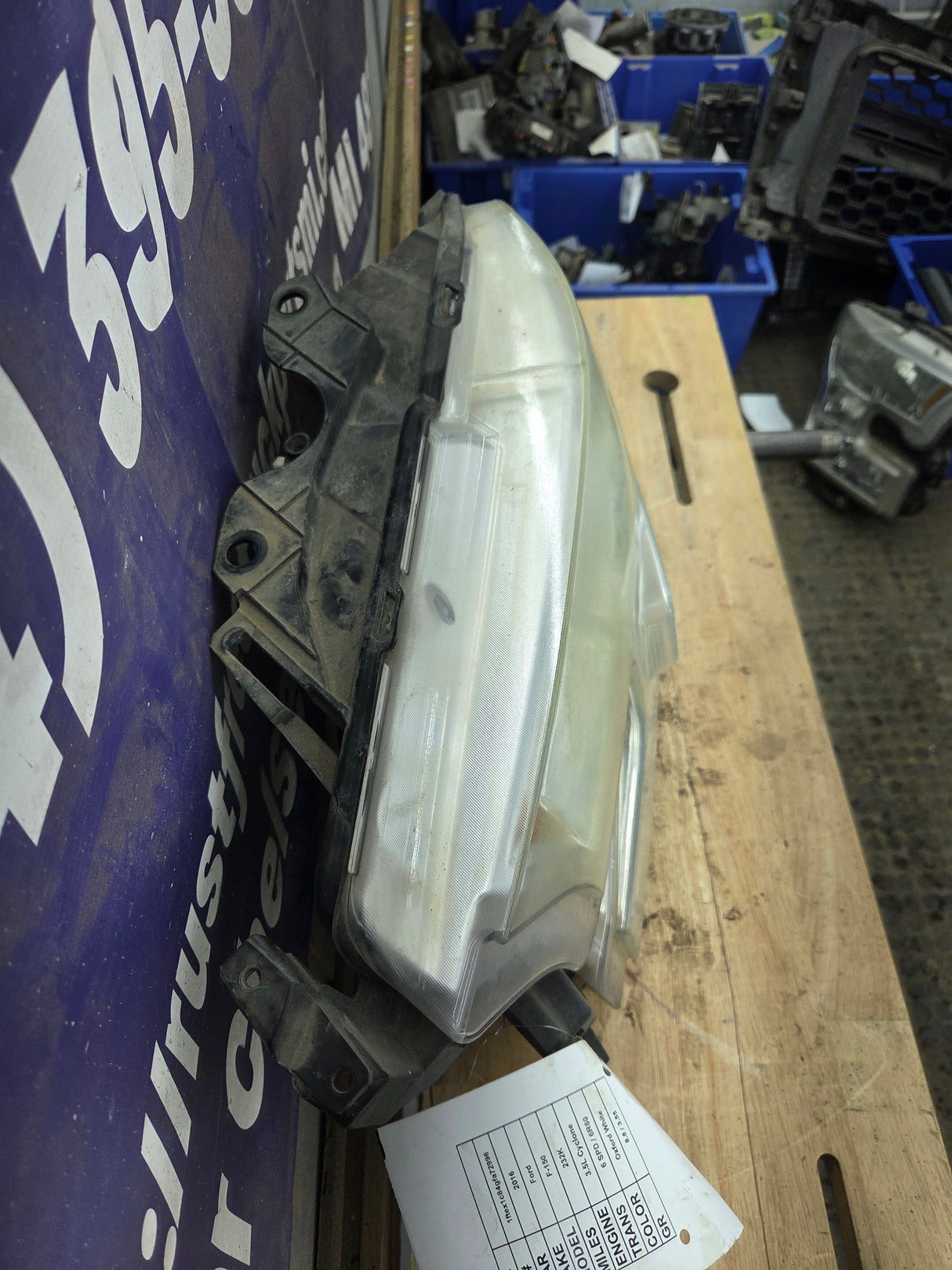 2015-2017 Ford F150 LH Driver Side Headlight Halogen - FL3Z13008B-FPM