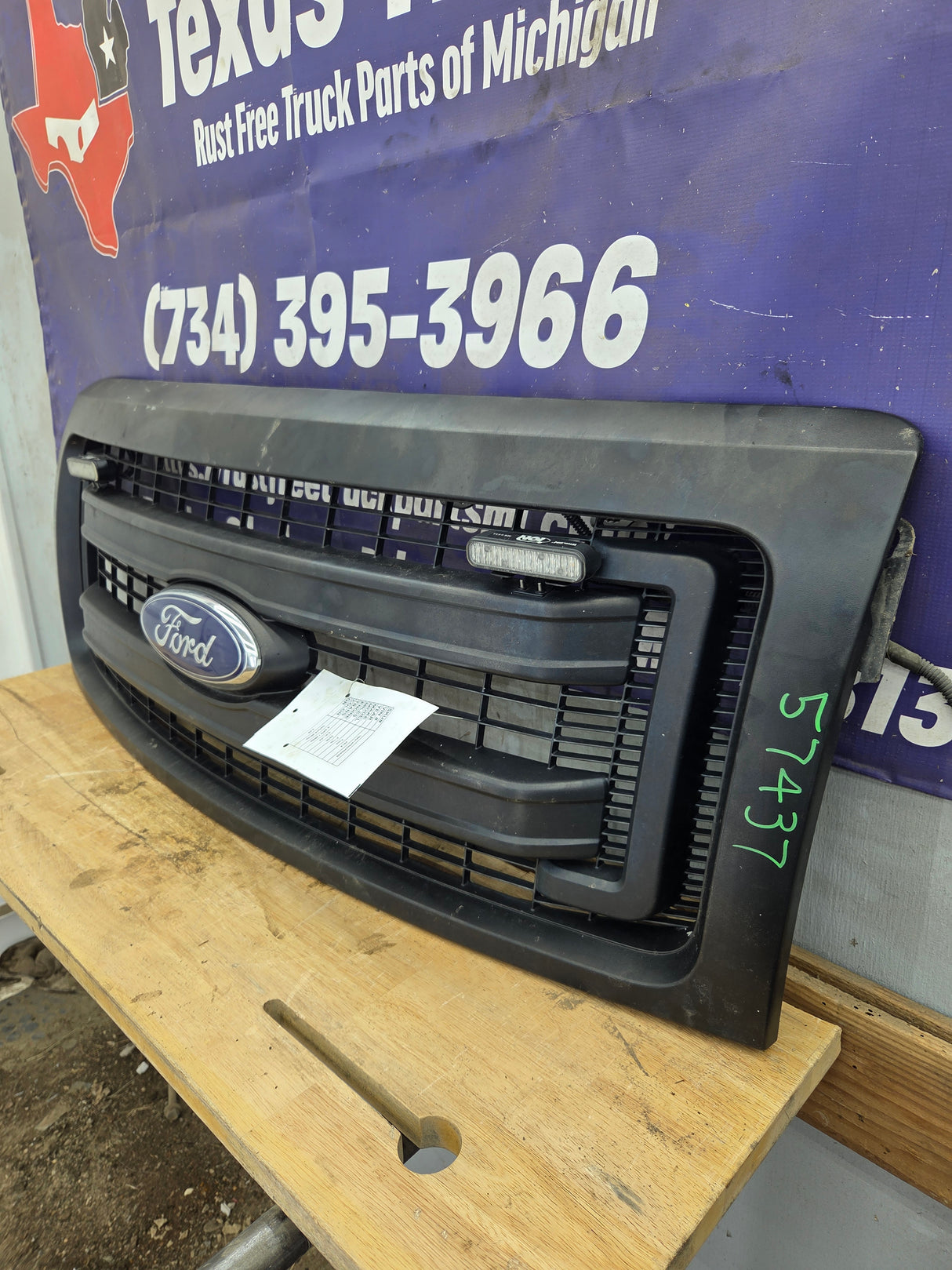 2013-2014 Ford F150 Grill - Matte Black DL3Z8200CA