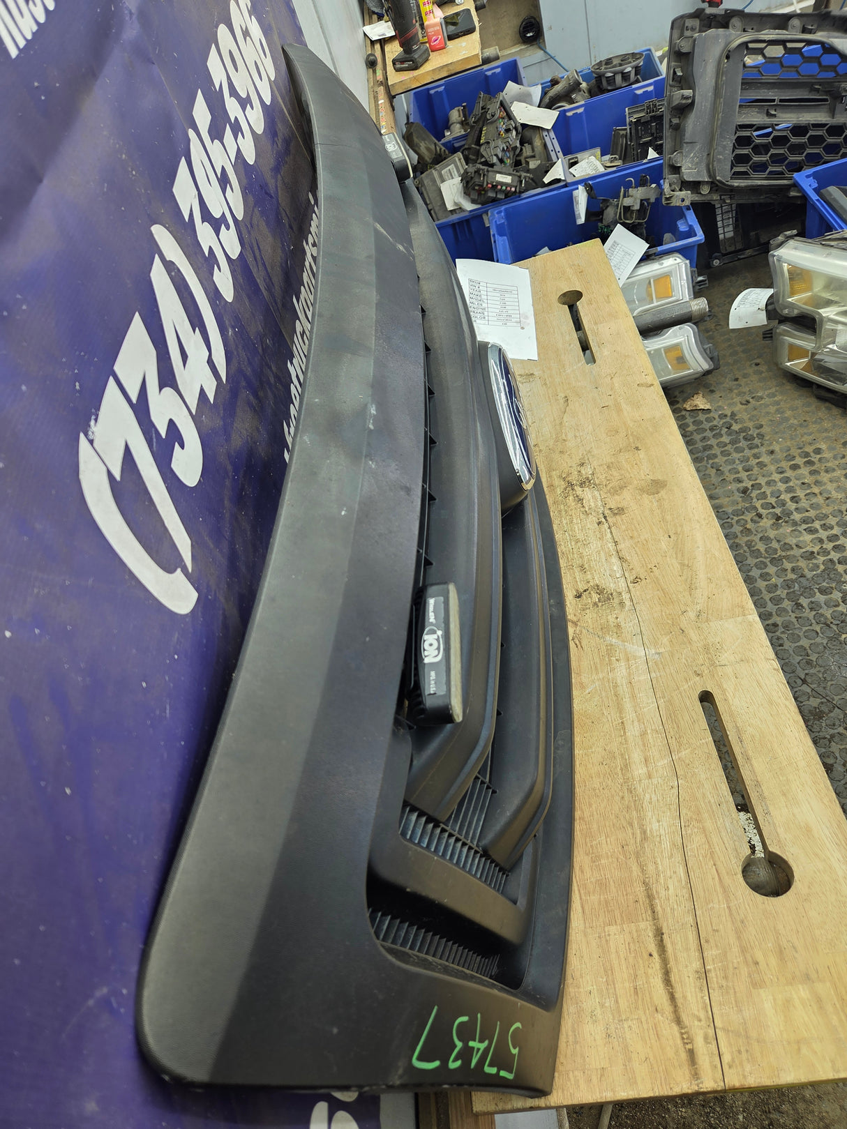 2013-2014 Ford F150 Grill - Matte Black DL3Z8200CA