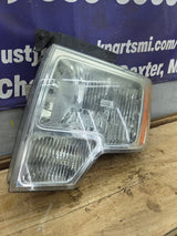 2009-2014 Ford F150 LH Driver Side Headlight Halogen - DL3Z13008B, DL3Z13008EC