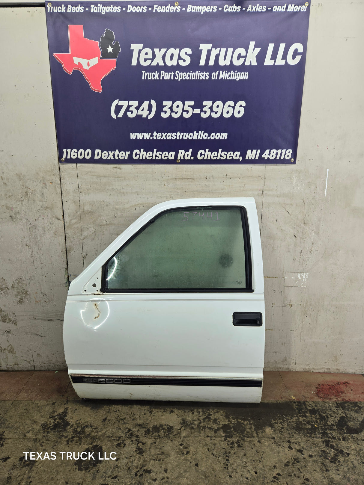 1988-2000 Chevrolet Silverado Suburban GMC Sierra LH Front Driver Door - White