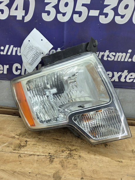 2009-2014 Ford F150 RH Passenger Side Headlight Halogen - DL3Z13008A, DL3Z13008EB