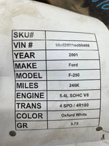 1999-2001 Ford Super Duty F250 F350 SRW Rear Axle 3.73 Ratio