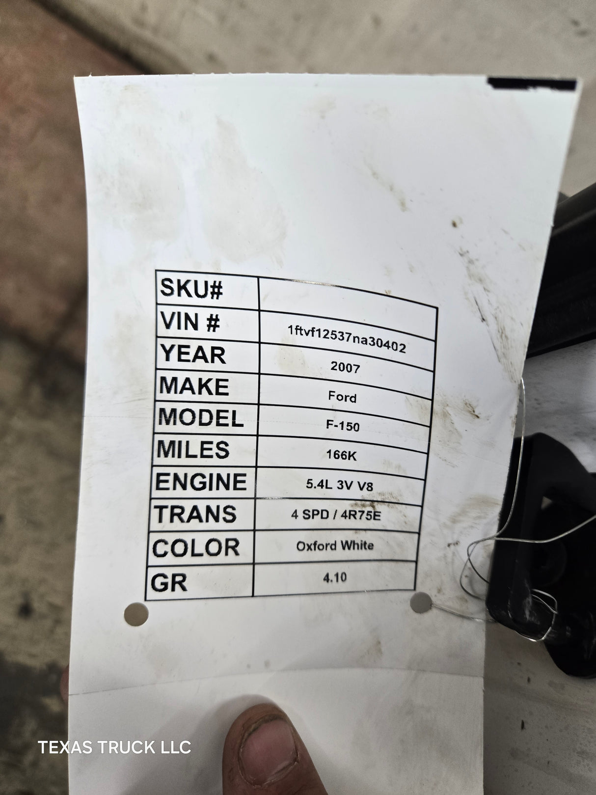 2004-2008 Ford F150 Driver Rear Suicide "plus" Cab Door