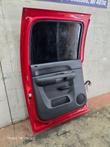2007-2013 Chevrolet Silverado / GMC Sierra 1500 2500 3500 HD Crew Cab LH Driver Side Rear Door