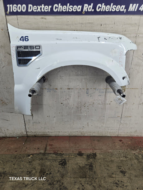 2008-2010 Ford Super Duty F250 F350 RH Passenger Side Fender - Oxford White