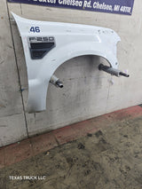 2008-2010 Ford Super Duty F250 F350 RH Passenger Side Fender - Oxford White