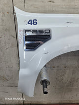 2008-2010 Ford Super Duty F250 F350 RH Passenger Side Fender - Oxford White