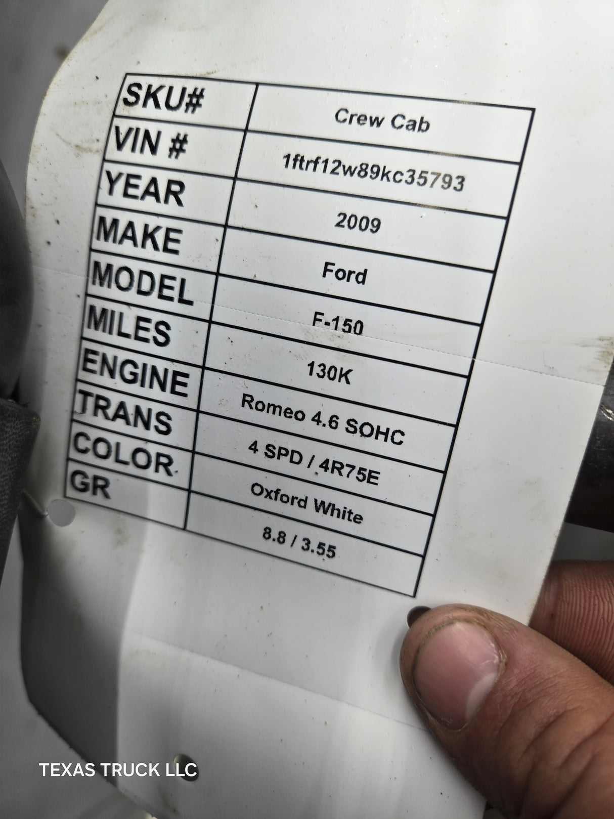 2009-2014 Ford F150 Painted Rear Bumper