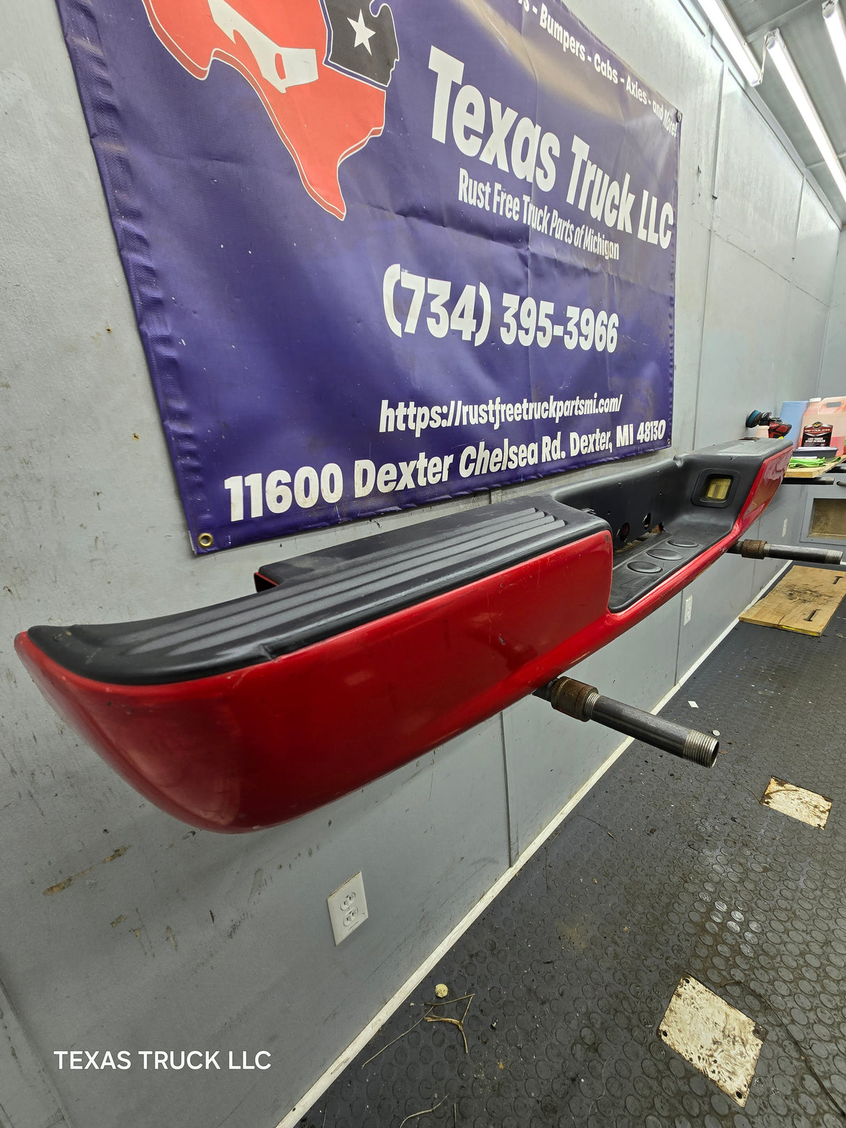 2003-2008 Dodge Ram 3rd Gen 1500 2500 3500 Rear Bumper - Red
