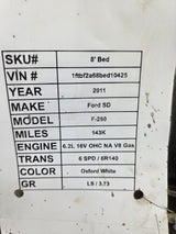 2011-2012 Ford Super Duty F250 F350 Rear Axle 3.73 Gear Ratio Electric Locking Rear End 143k miles