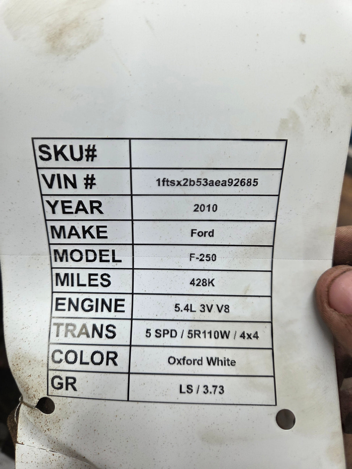 2008-2010 Ford Pickup F250 F350 F450 F550 Super Duty Transfer Case Electric Shift 7C347A195AF