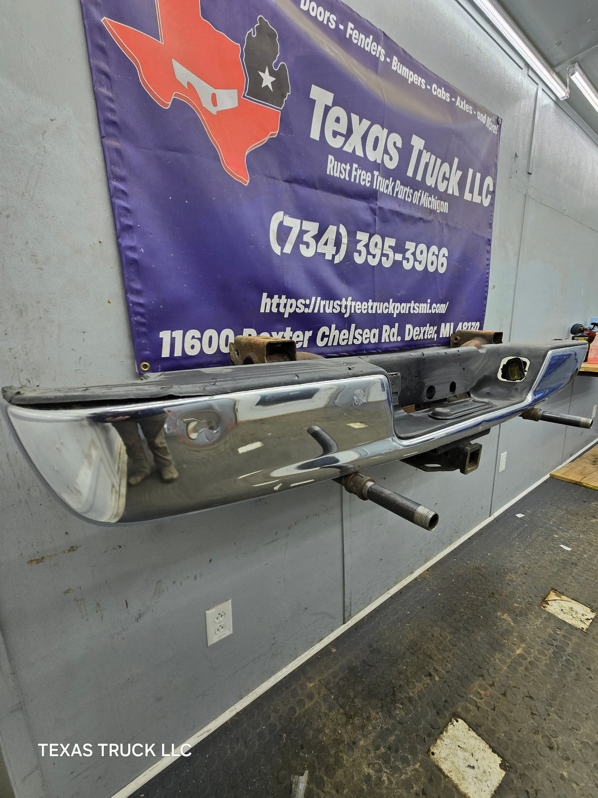 2003-2008 Dodge Ram 3rd Gen 1500 2500 3500 Rear Bumper - Chrome