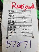 2011-2016 Ford Super Duty 6.2L V8 Gas Engine Runs Great F250 F350 F450 F550 143k miles