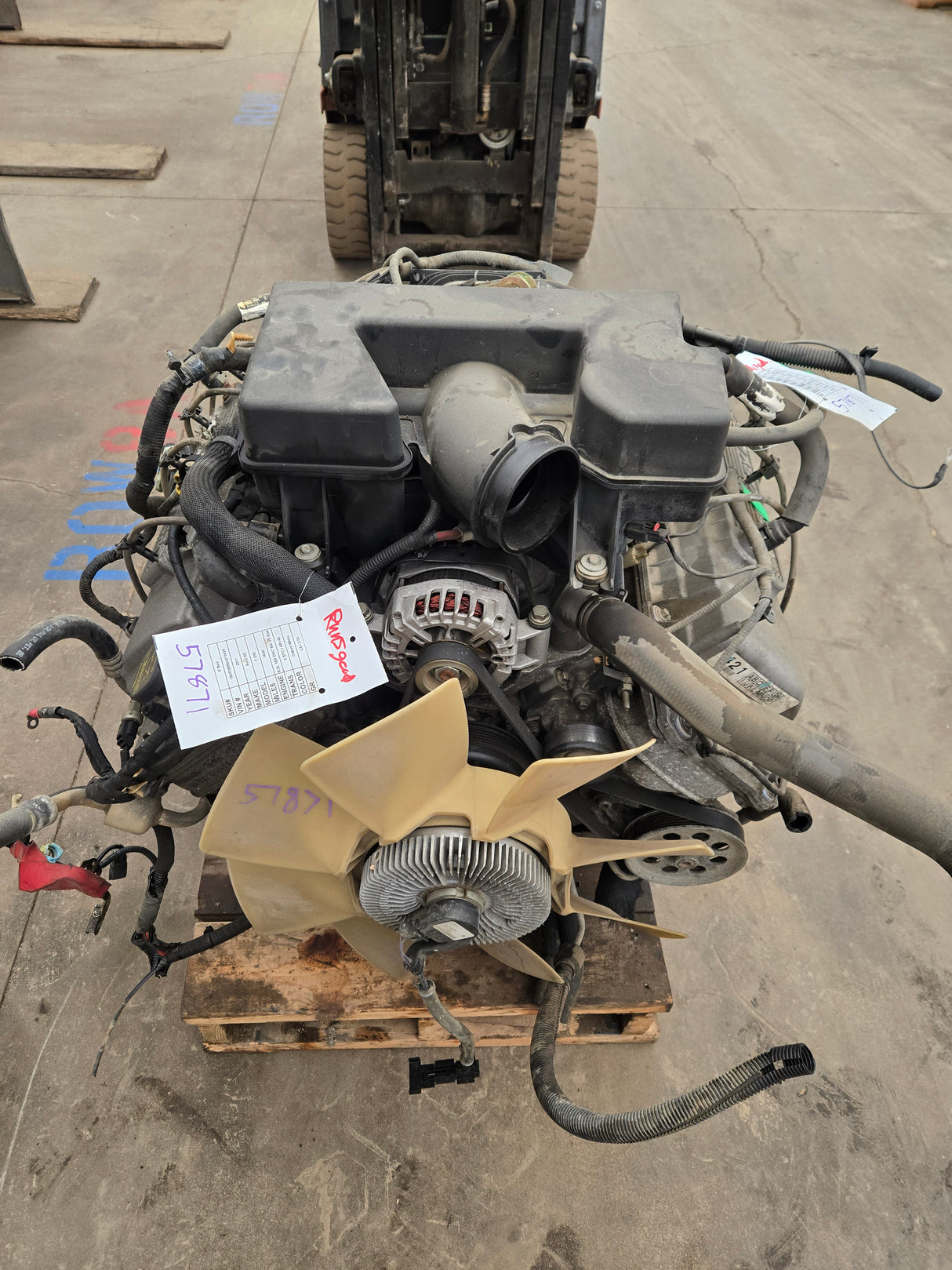 2011-2016 Ford Super Duty 6.2L V8 Gas Engine Runs Great F250 F350 F450 F550 143k miles