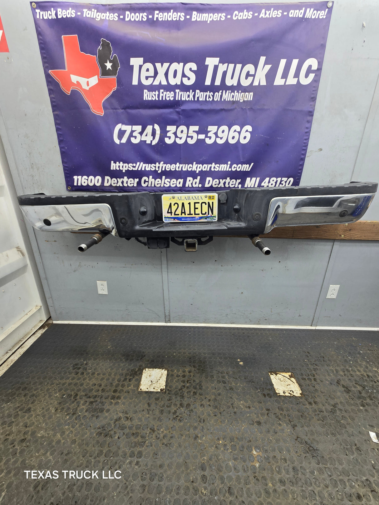 2009-2014 Ford F150 Chrome Rear Bumper