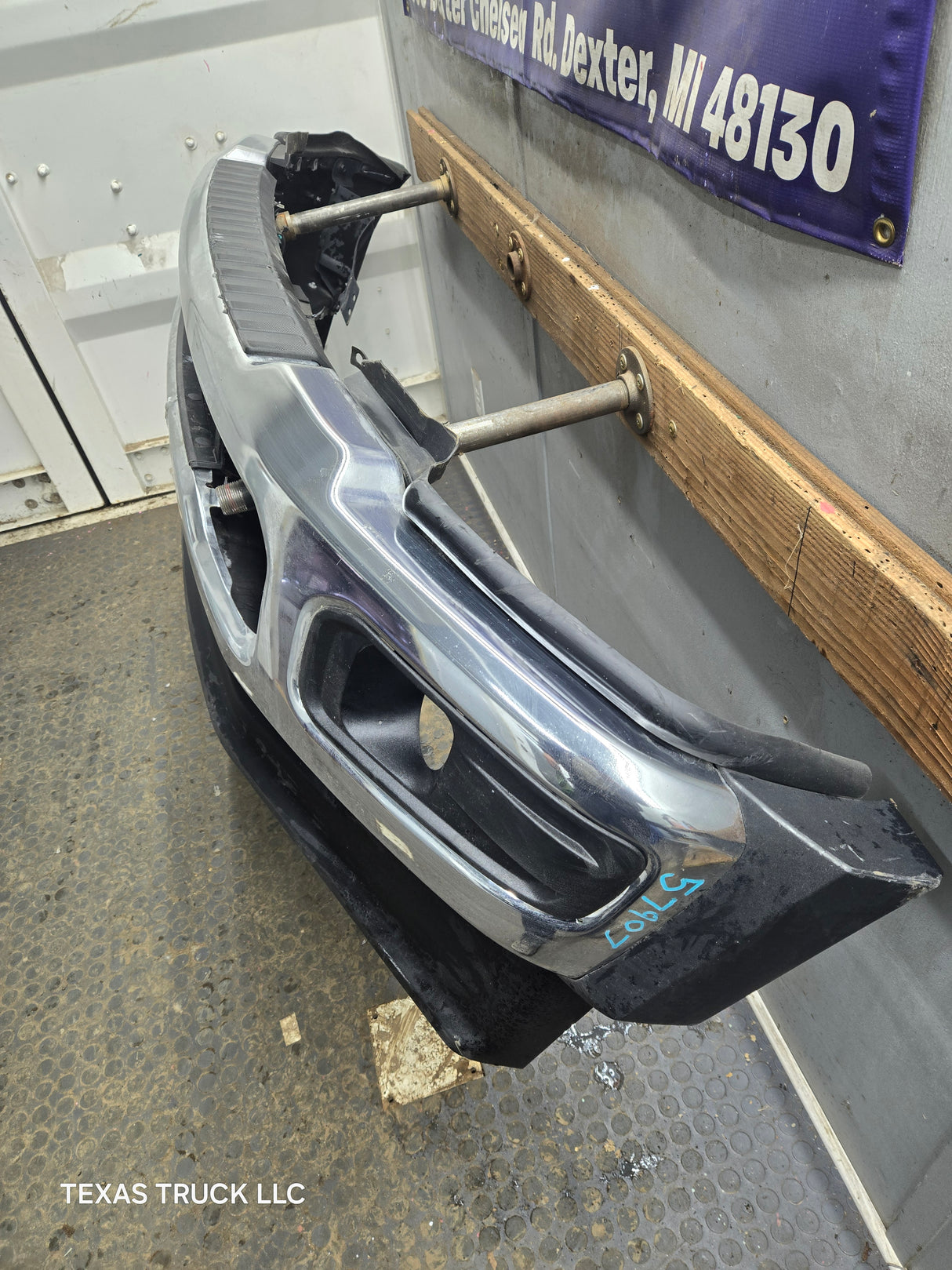 2023-2026 Ford Super Duty F450 F550 Chrome Front Bumper