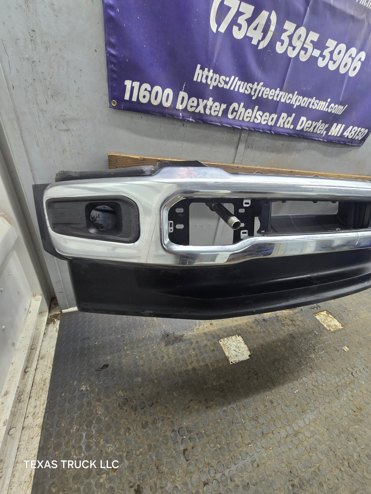 2023-2026 Ford Super Duty F450 F550 Chrome Front Bumper