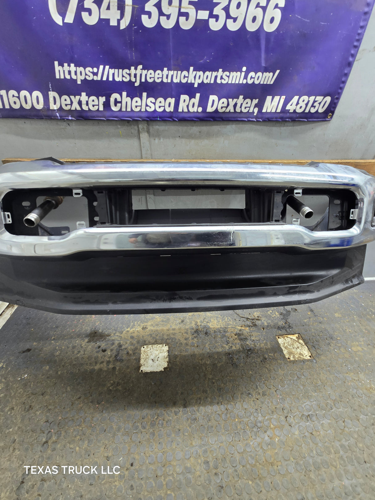 2023-2026 Ford Super Duty F450 F550 Chrome Front Bumper
