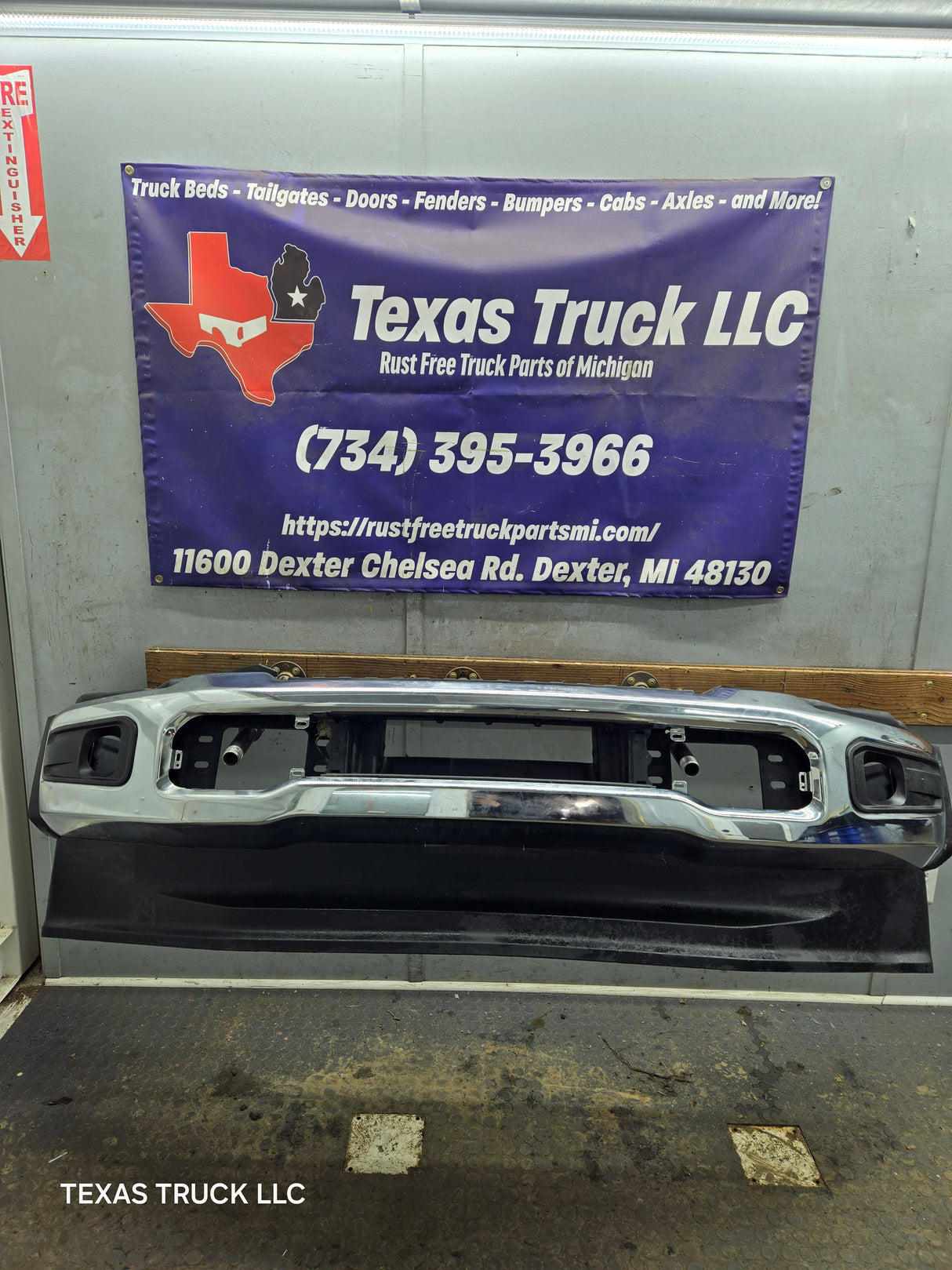 2023-2026 Ford Super Duty F450 F550 Chrome Front Bumper