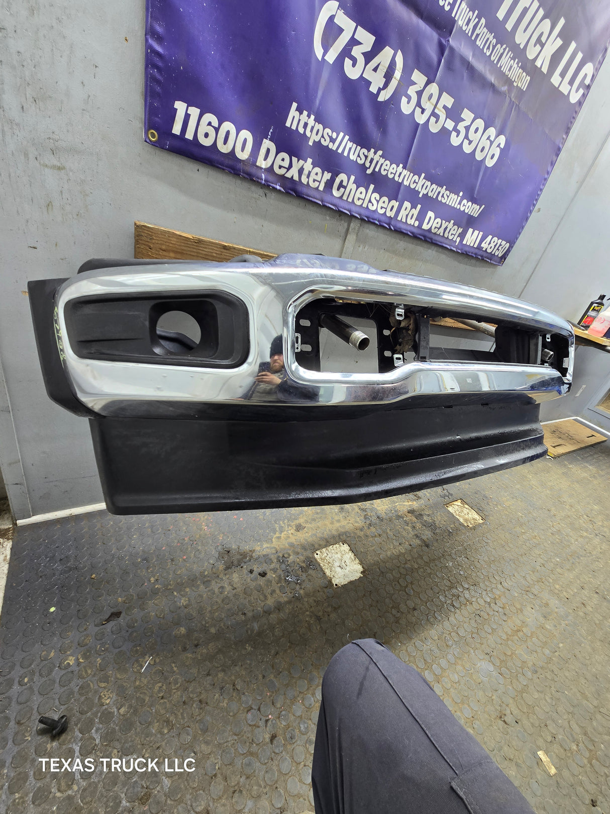 2023-2026 Ford Super Duty F450 F550 Chrome Front Bumper