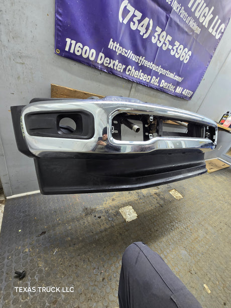 2023-2026 Ford Super Duty F450 F550 Chrome Front Bumper