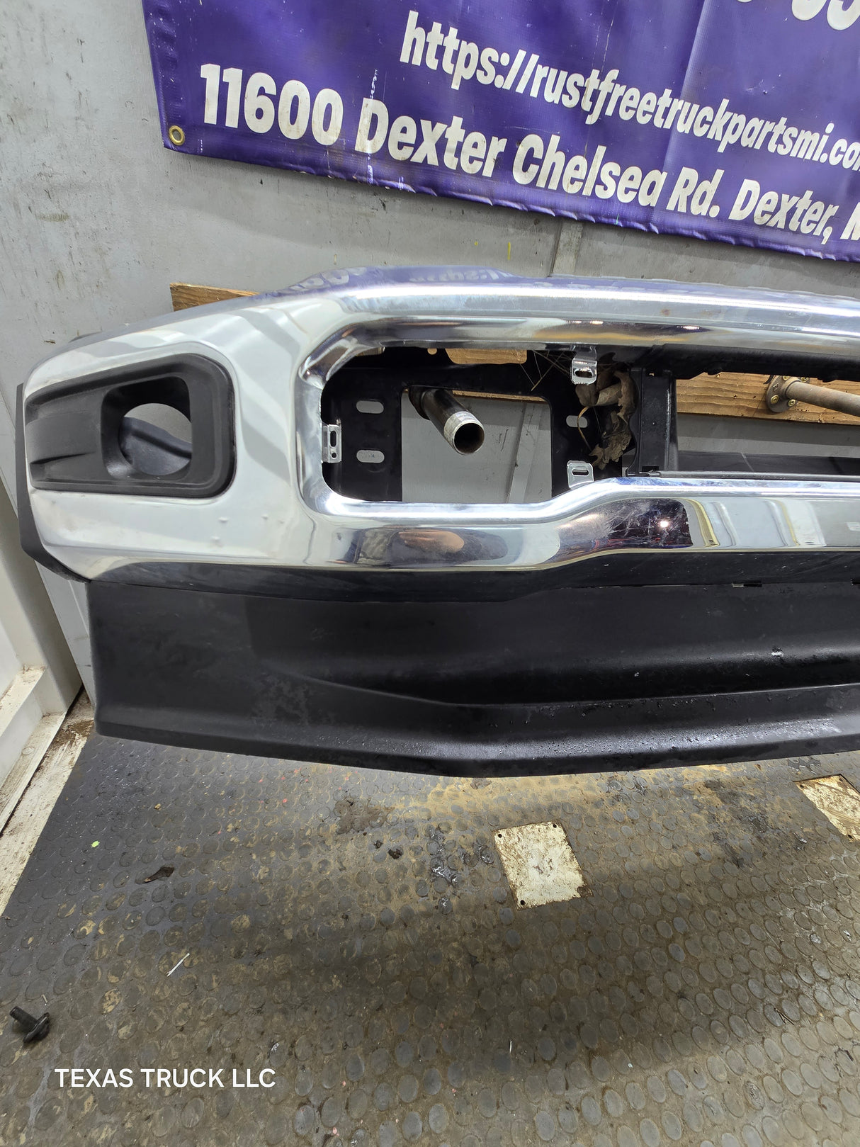2023-2026 Ford Super Duty F450 F550 Chrome Front Bumper