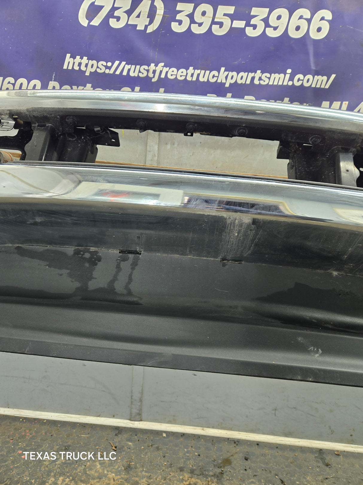 2023-2026 Ford Super Duty F450 F550 Chrome Front Bumper