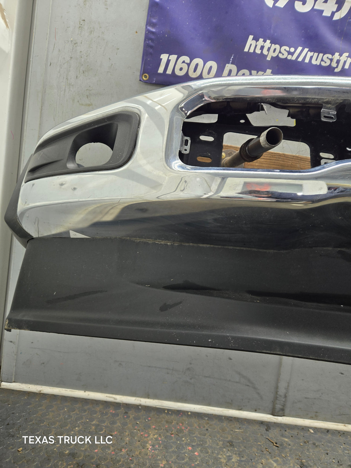 2023-2026 Ford Super Duty F450 F550 Chrome Front Bumper
