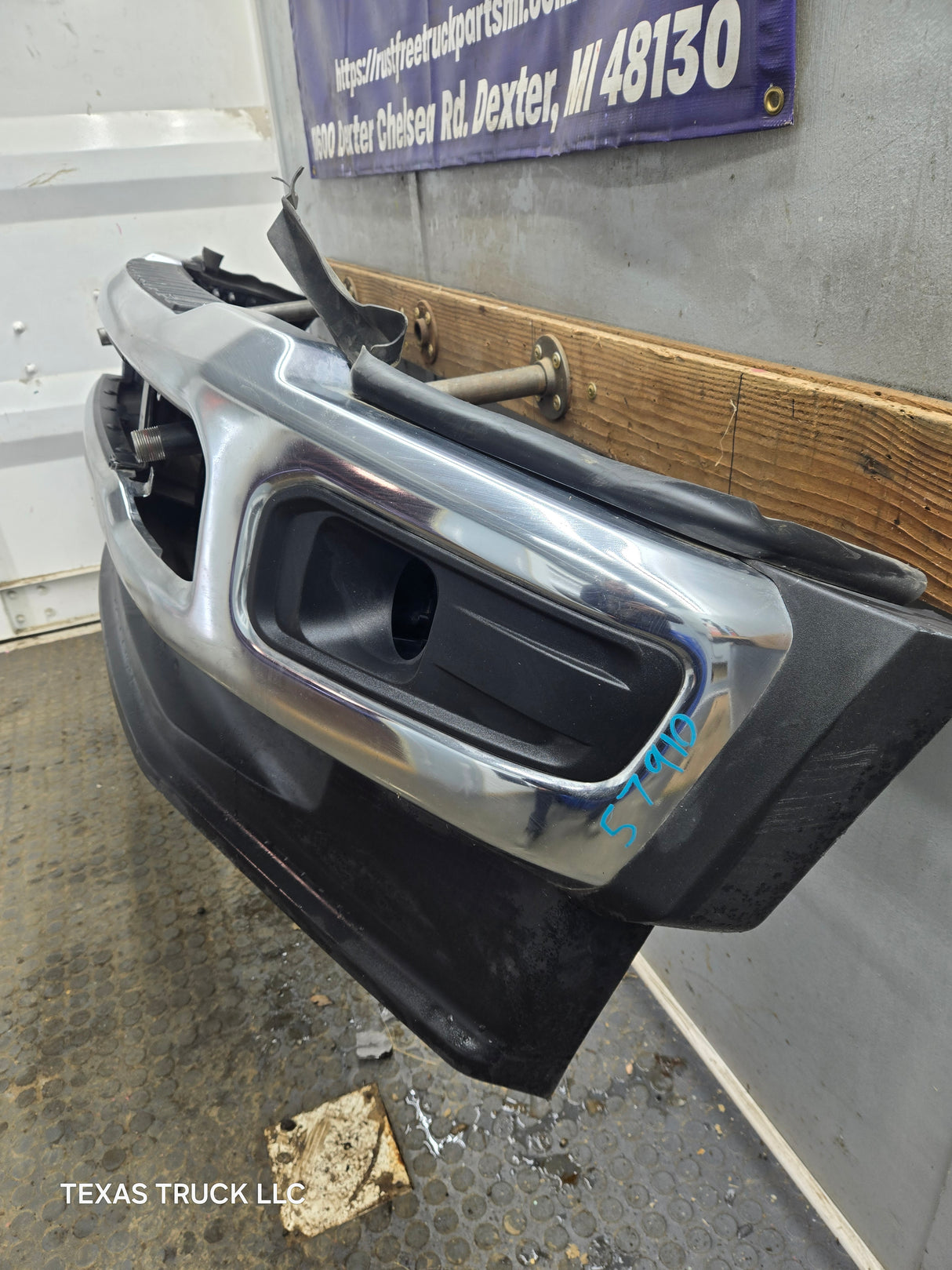 2023-2026 Ford Super Duty F450 F550 Chrome Front Bumper