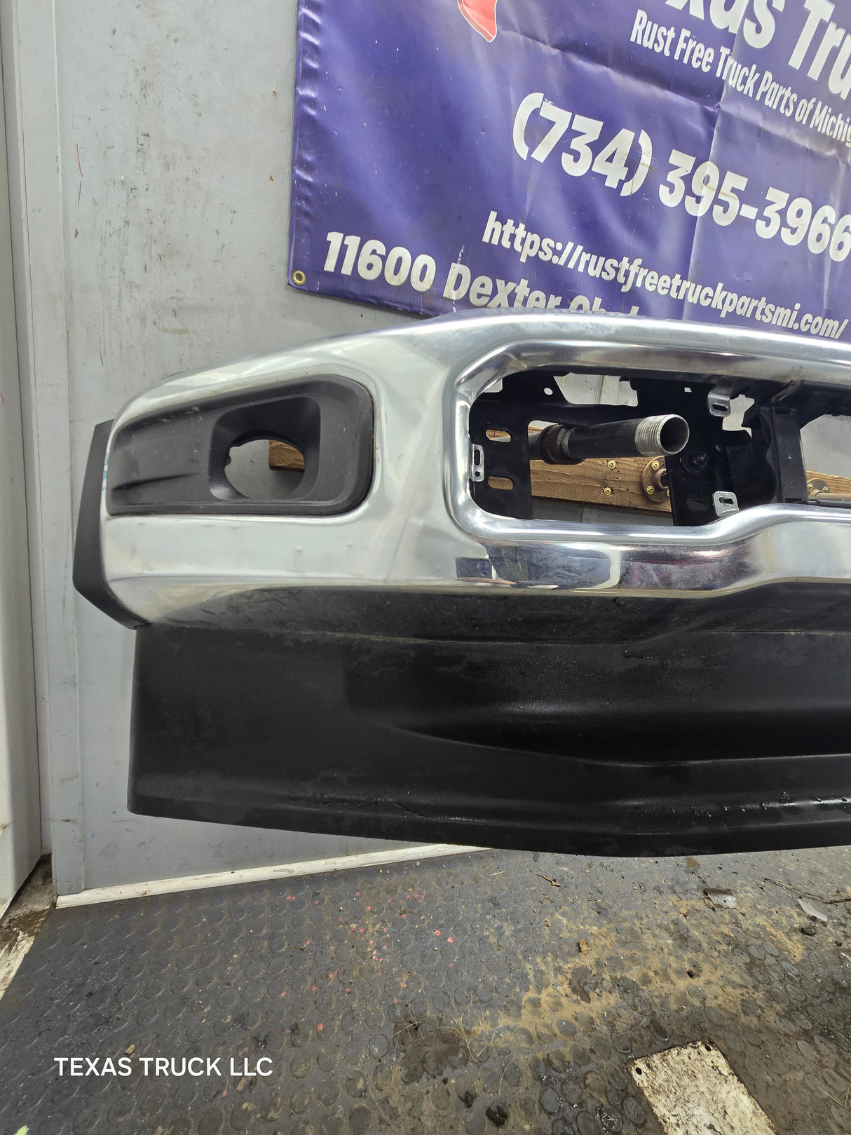2023-2026 Ford Super Duty F450 F550 Chrome Front Bumper