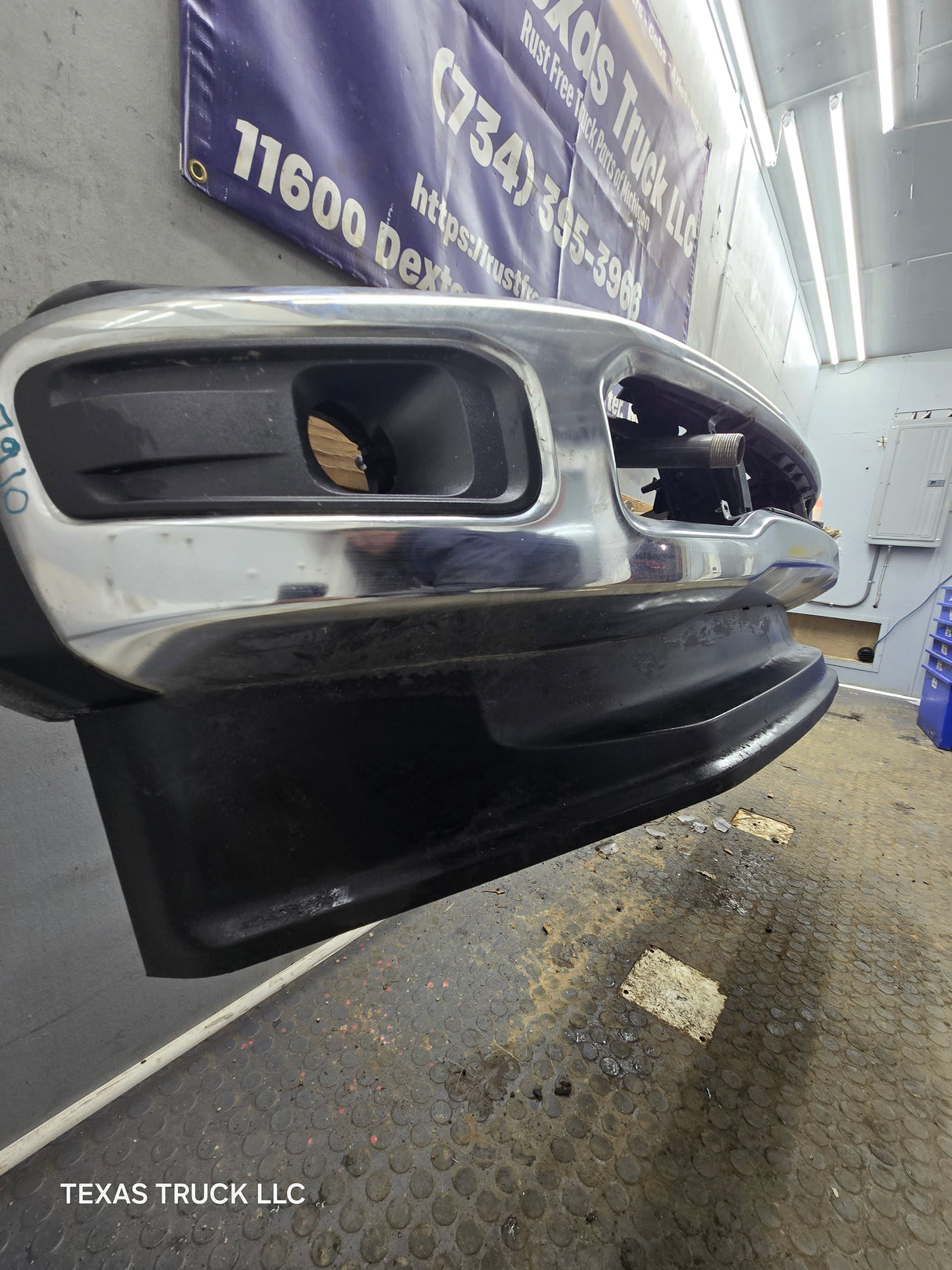 2023-2026 Ford Super Duty F450 F550 Chrome Front Bumper