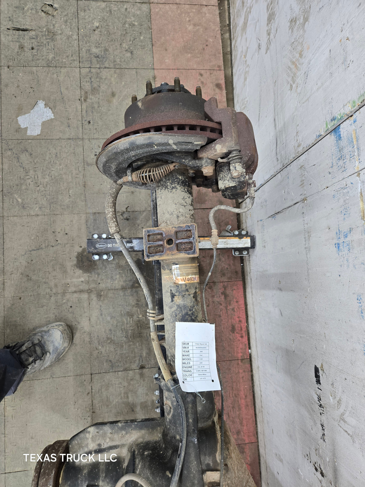 2008-2010 Ford Super Duty F250 F350 SRW Rear Axle 4.10 Gear Ratio