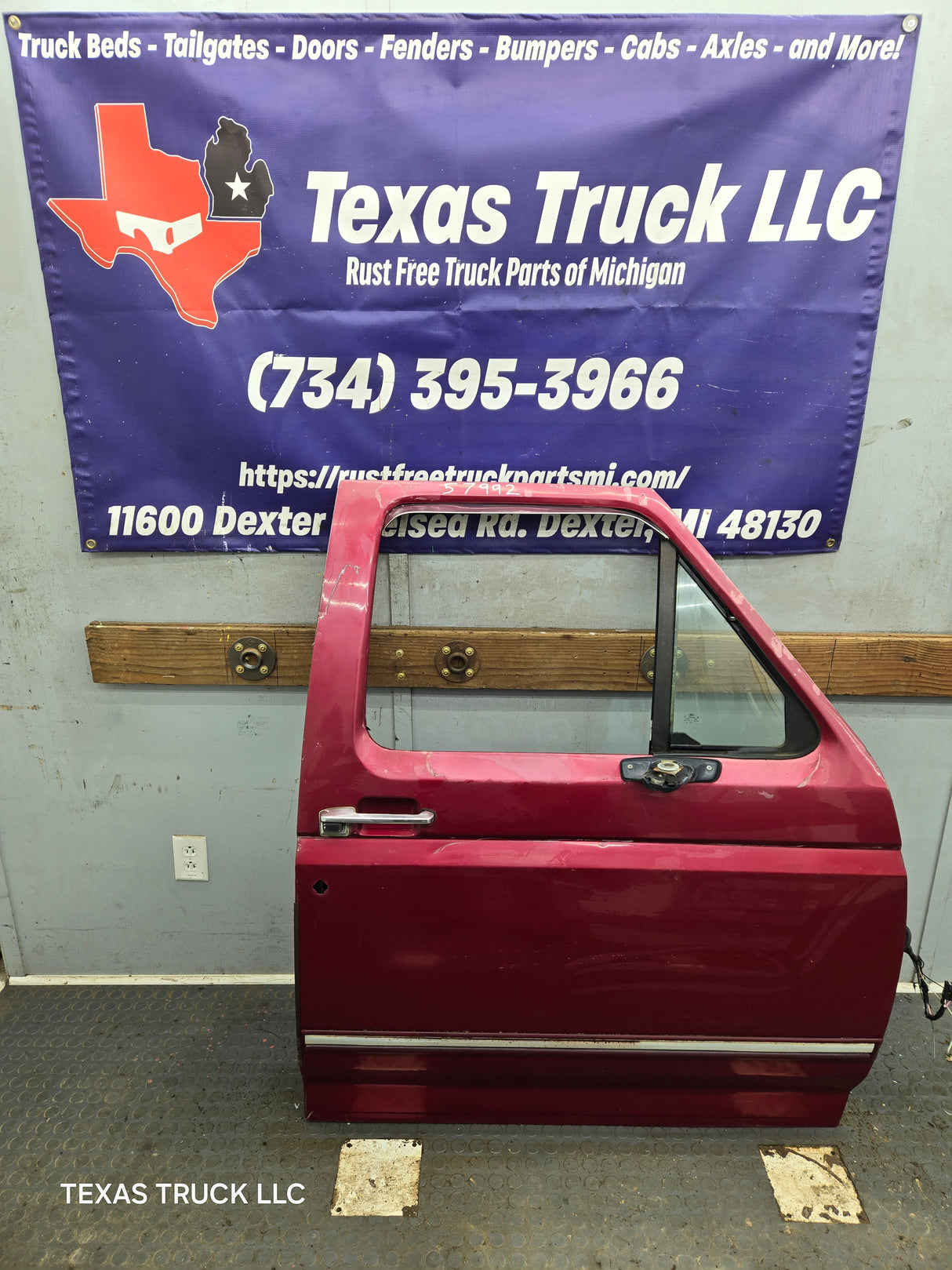1987-1997 Ford F Series F250 F350 F450 F550 Passenger Side Front Door RH