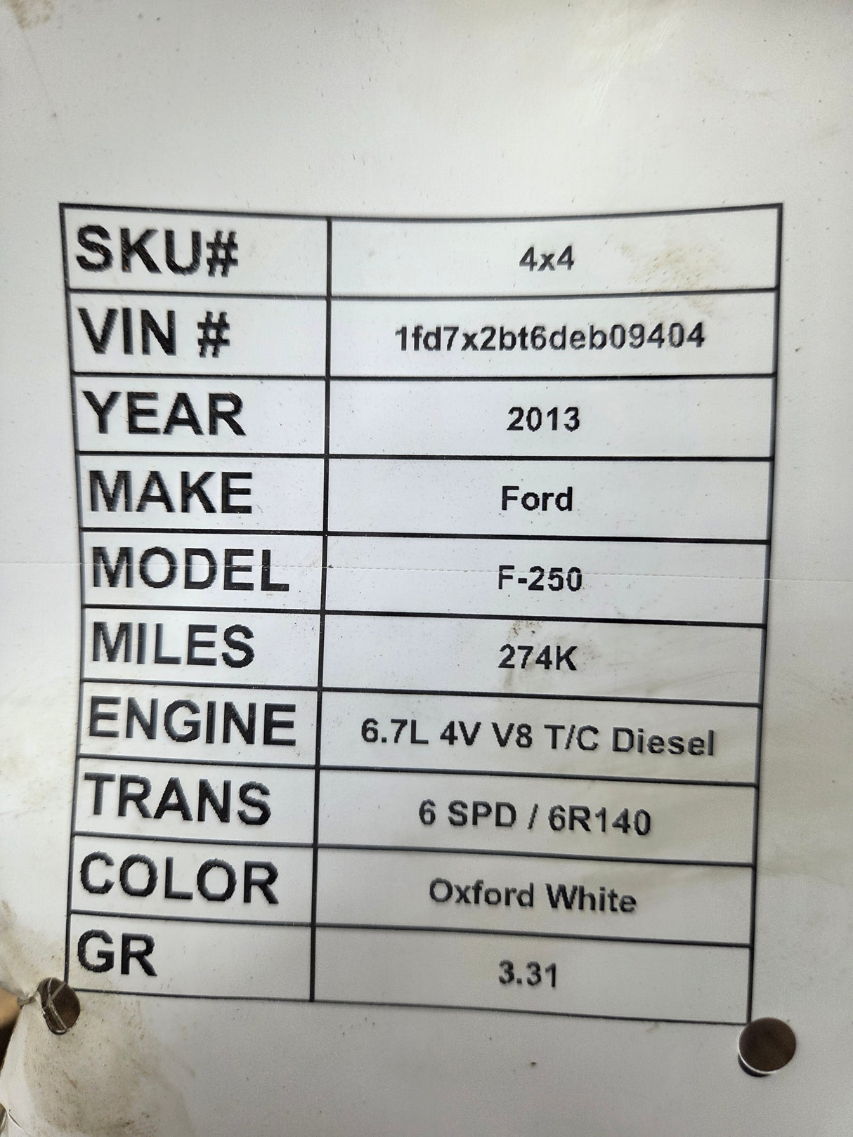 2011-2016 6.2L 6.7L PSD Transfer Case Flange Yoke Manual Floor Shift Ford F250 F350 F450 F550 Super Duty