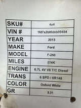 2011-2016 6.2L 6.7L PSD Transfer Case Flange Yoke Manual Floor Shift Ford F250 F350 F450 F550 Super Duty