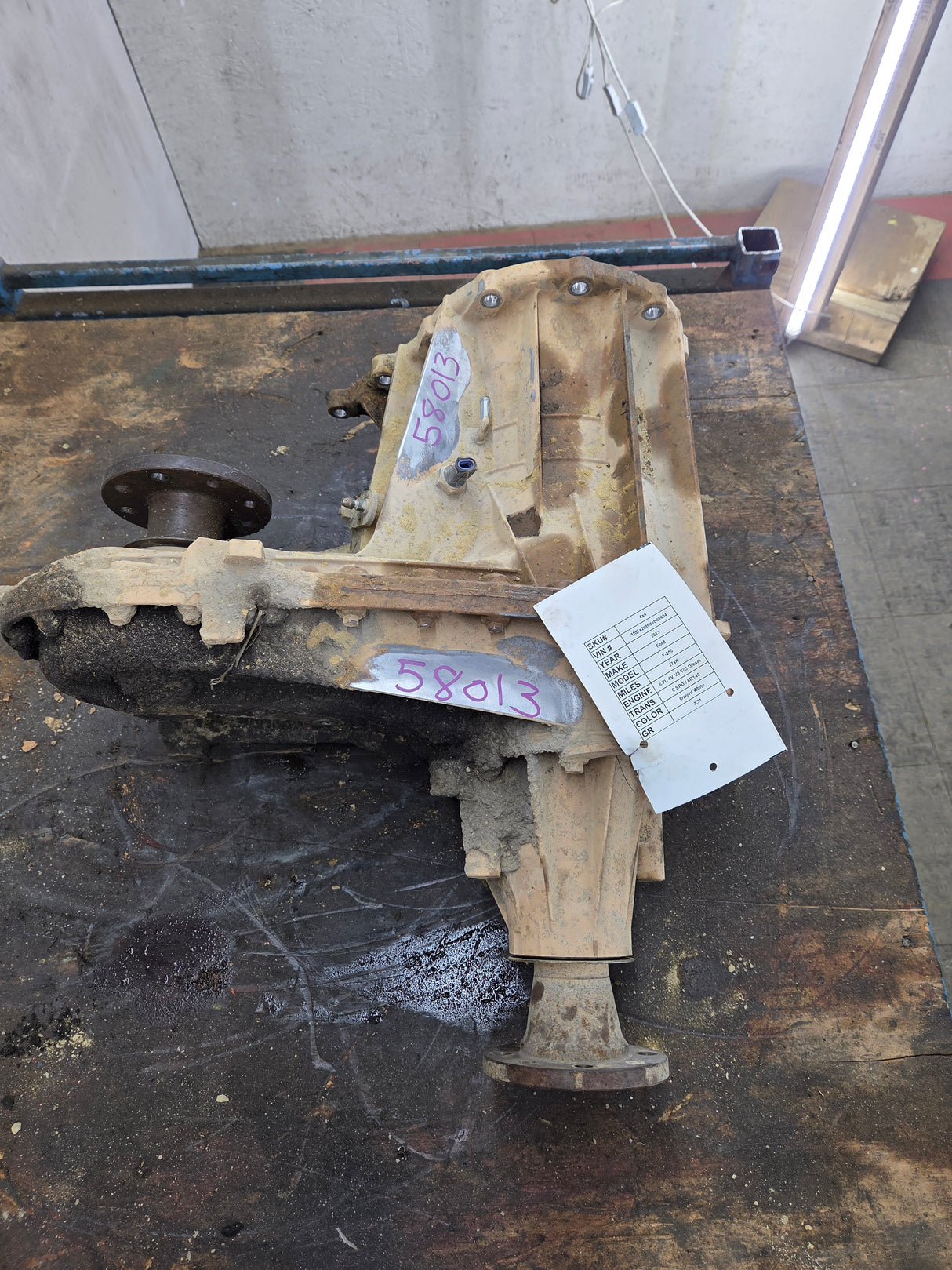2011-2016 6.2L 6.7L PSD Transfer Case Flange Yoke Manual Floor Shift Ford F250 F350 F450 F550 Super Duty