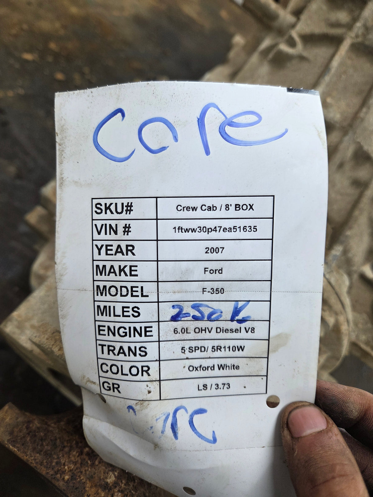 2003-2010 5r110 CORE Transmission 4x4 6.0L 6.8L v10 5.4L v8