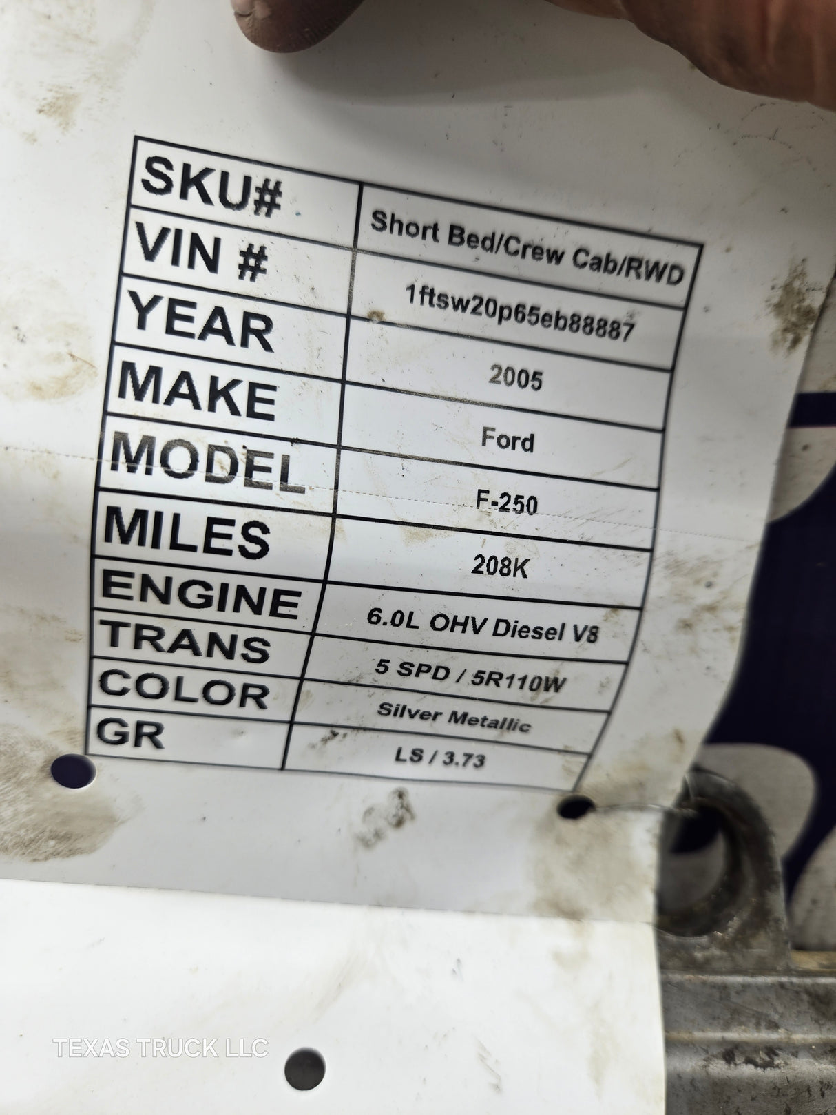 2003-3007 Ford F250 F350 F450 F550 6.0L FICM