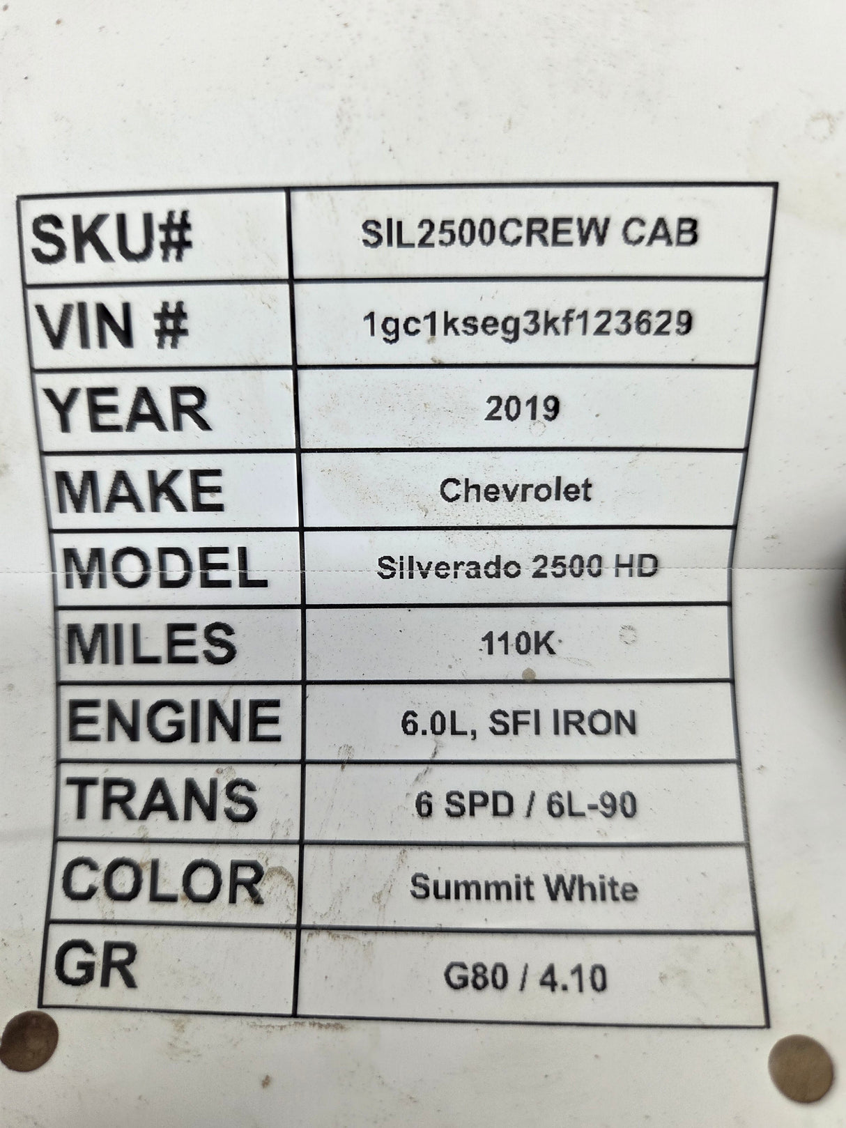 2017-2019 Chevrolet GMC 2500 3500HD  Electric Shift TRANSFER CASE